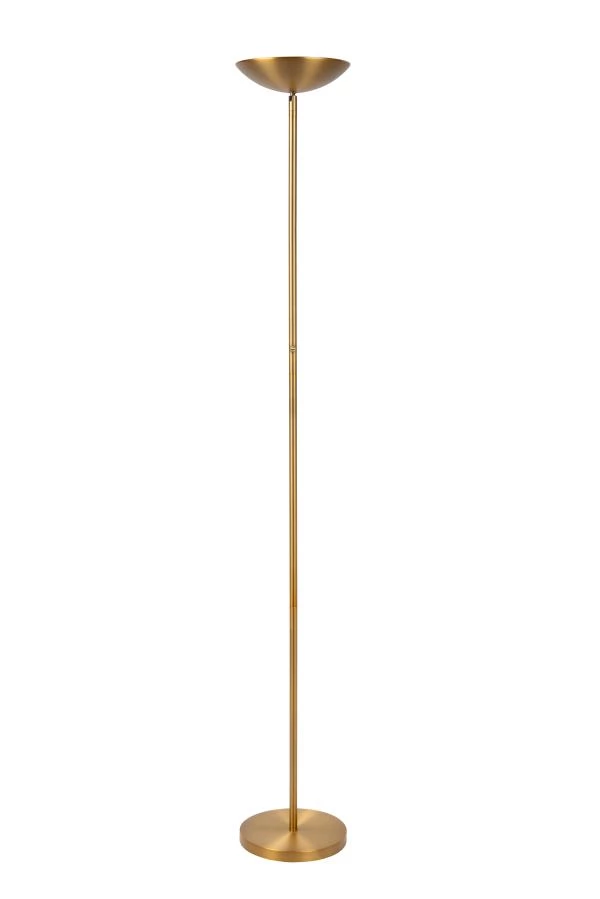 Lucide ZENITH - Lampadaire - Ø 25,4 cm - LED Dim. - 1x20W 3000K - Or Mat / Laiton - éteint